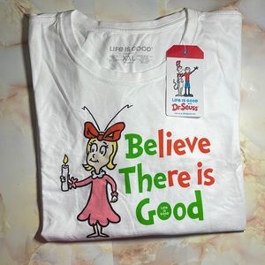 Life Is Good Women Dr. Seuss Long Sleeve Shirt NWT